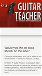 Mobile Screenshot of beaguitarteacher.com